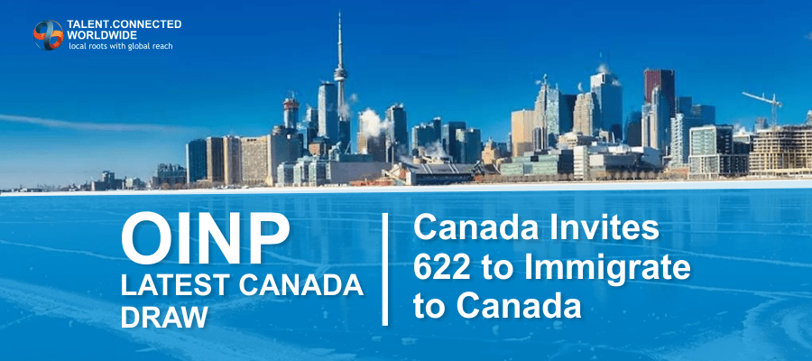OINP Latest Canada Draw: Canada Invites 622 to Immigrate to Canada 2 OINP Latest Canada Draw Canada Invites 622 to Immigrate to Canada