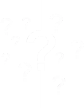 About Us 5 question mark