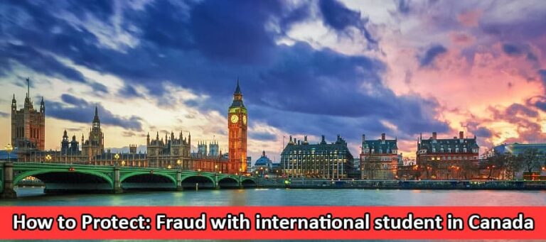 How to protect fraud with international student in canada