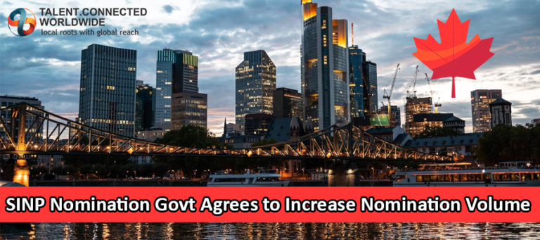 SINP Nomination Govt Agrees to Increase Nomination Volume