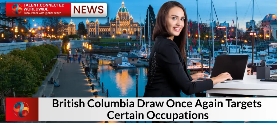 British Columbia Draw Once Again Targets Certain Occupations