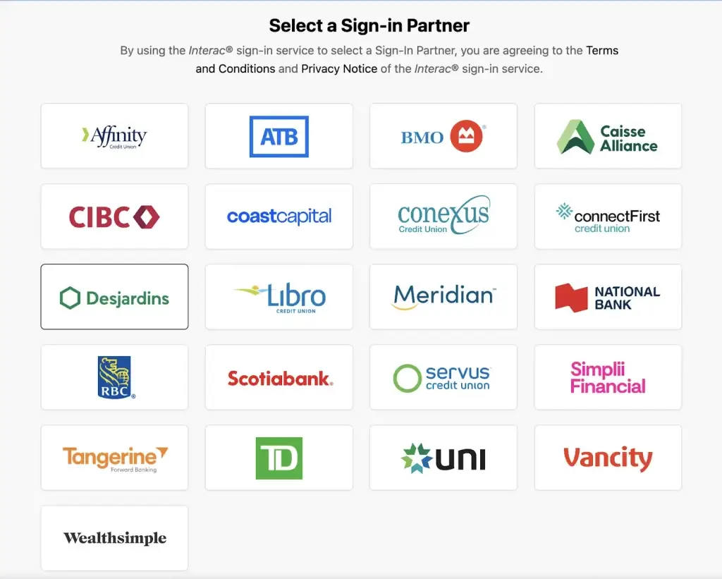 GCKey and Sign-in Partner for Canada Immigration 5 select-Sign-in-Partner